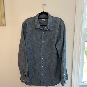 Sonoma Blue Button Down Long Sleeve Shirt